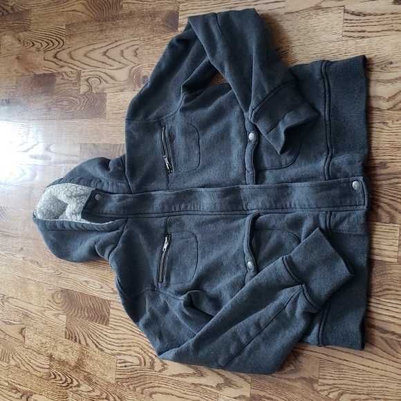 (M) ROXY Cozy Fleece Coat Outdoor Casual Streetwear Seasonal Warm - Picture 1 of 9